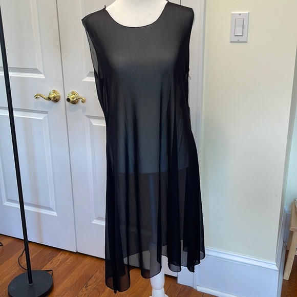 Staples A-line mesh tank dress in black. Size L. NWT - Picture 5 of 5